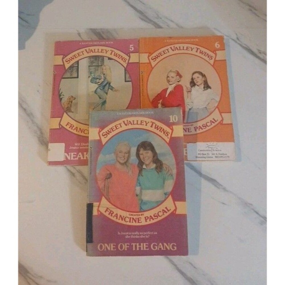 Sweet Valley Twins Books Lot of 3- Numbers 5 6 and 10 Paperback